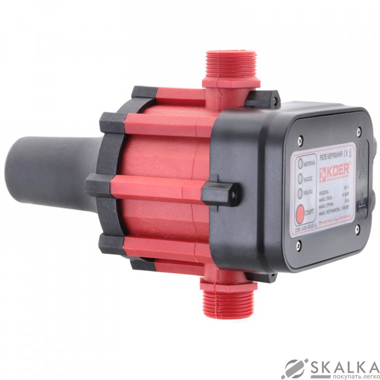 Контроллер давления KOER KS-1 электронный для поверхностных насосов с кабелем (KP2782) На фото Контроллер давления KOER KS-1 электронный для поверхностных насосов с кабелем (KP2782)