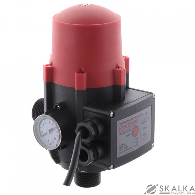 Контроллер давления электронный для насоса KOER KS-3 угловой 1" (KP2784) На фото Контроллер давления электронный для насоса KOER KS-3 угловой 1" (KP2784)