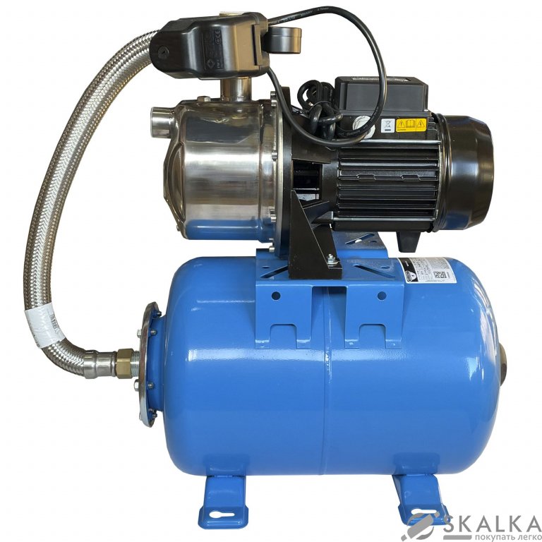 На фото Насосная станция SAER TRX-5 PL- 24л (Насос M-99-N PL нерж. 0,75кВт)