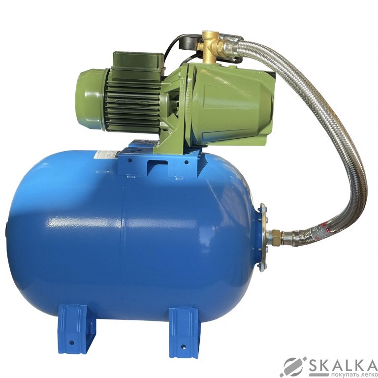 На фото Насосная станция SAER TR-5 - 50л (Насос M-80 0,75кВт)