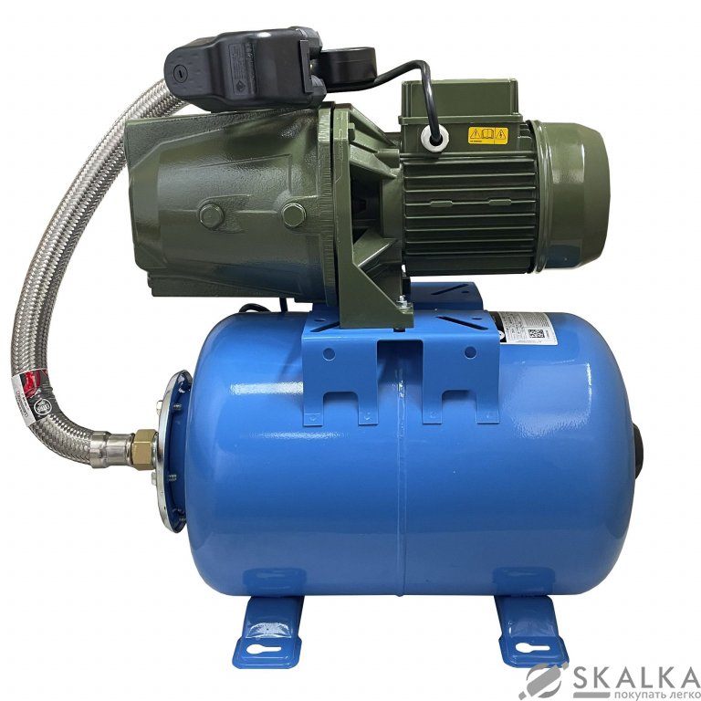 На фото Насосная станция SAER TR-5 PL- 24л (Насос M-80 0,75кВт)