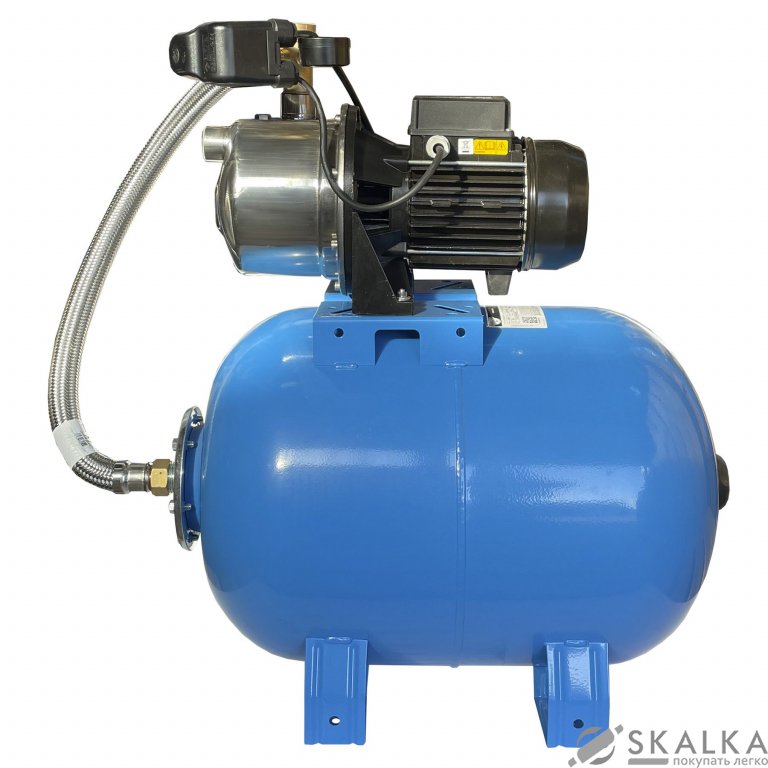 Насосная станция SAER TRX-5 PL - 50л (Насос M-99-N PL нерж. 0,75кВт) На фото Насосная станция SAER TRX-5 PL - 50л (Насос M-99-N PL нерж. 0,75кВт)