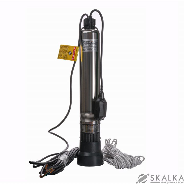 Насос колодезный OPTIMA OP 5,1 - 40/5 F 0,37 кВт, P max=0,45 кВт с поплавком На фото Насос колодезный OPTIMA OP 5,1 - 40/5 F 0,37 кВт, P max=0,45 кВт с поплавком