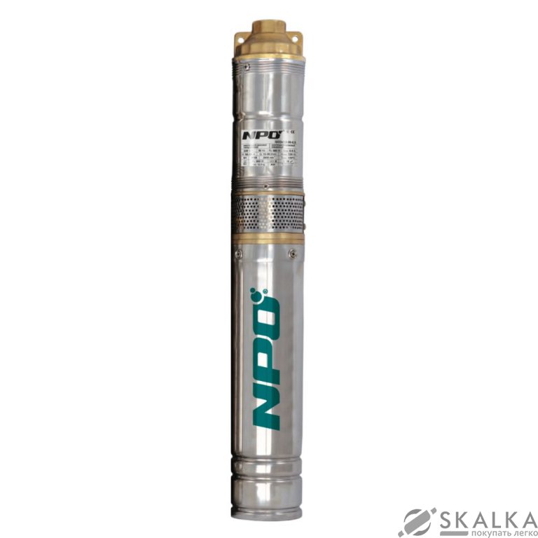 На фото Скважинный насос QGDa 2,5-60-0,75 (пульт управления, кабель 10м) NPO