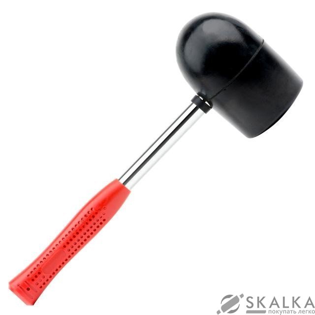 Киянка резиновая Intertool 1250г 90мм черная резина, металлическая ручка (HT-0228) На фото Киянка резиновая Intertool 1250г 90мм черная резина, металлическая ручка (HT-0228)
