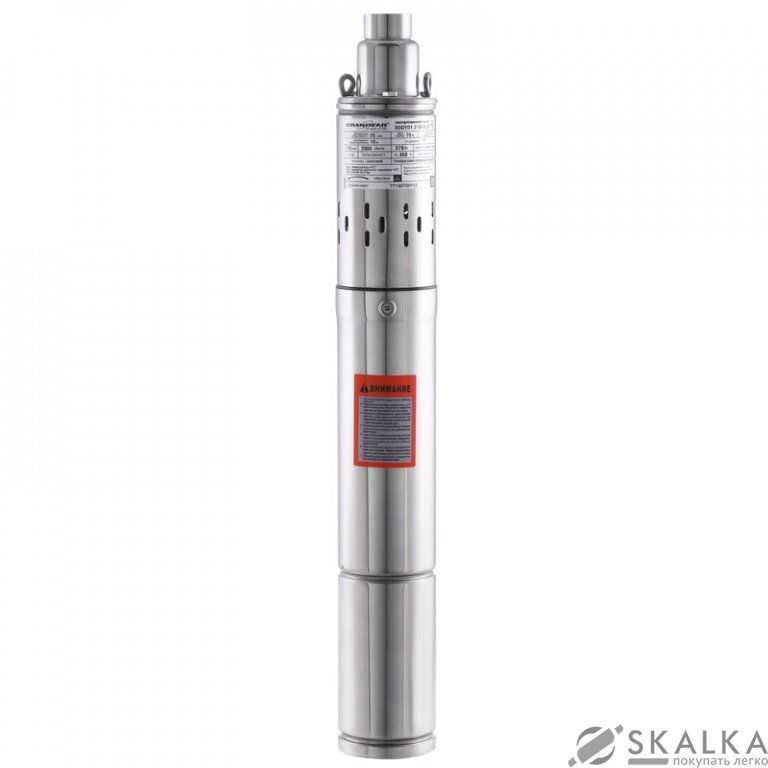 На фото Насос скважинный шнековый 75 мм GRANDFAR 3QGYD1,2-50-0,37 (GF1105)
