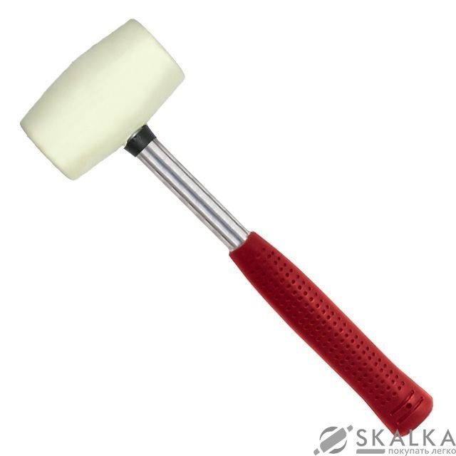 Киянка резиновая Intertool 680г 75мм, белая резина, металлическая ручка (HT-0235) На фото Киянка резиновая Intertool 680г 75мм, белая резина, металлическая ручка (HT-0235)