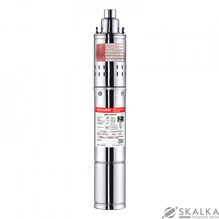 Насос скважинный шнековый KOER 4QGD 1.5-120-1.1 1" (KP2879) На фото Насос скважинный шнековый KOER 4QGD 1.5-120-1.1 1" (KP2879)