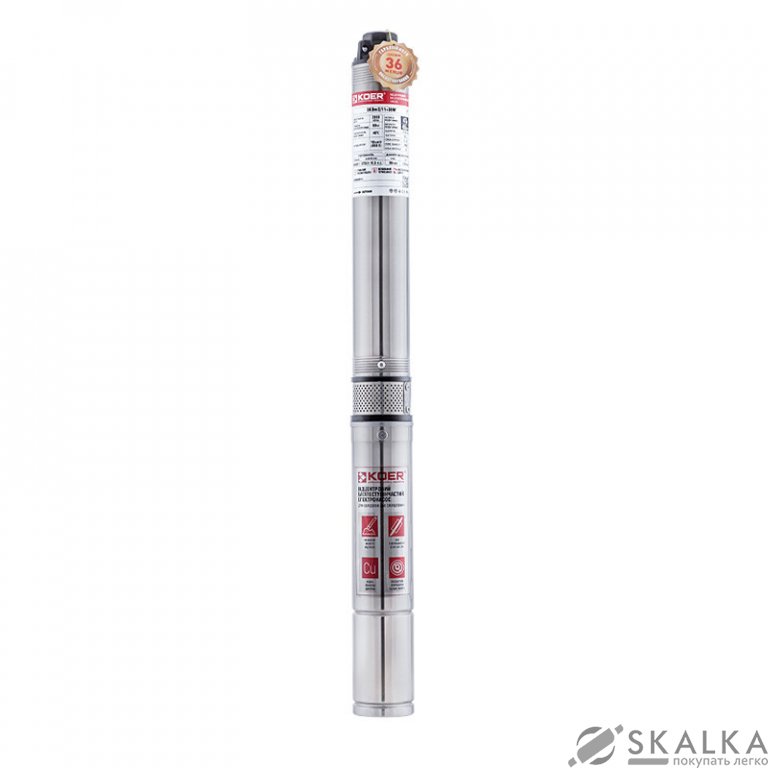 Насос скважинный центробежный KOER 3KDm 2/21+50М 1" (KP2871) На фото Насос скважинный центробежный KOER 3KDm 2/21+50М 1" (KP2871)