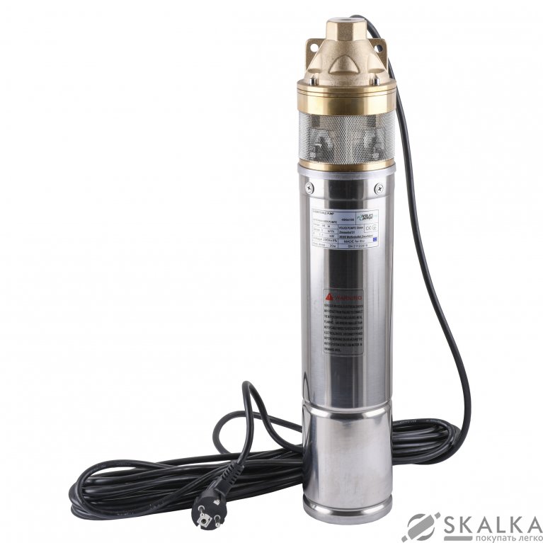 На фото Насос скважинный вихревой VOLKS pumpe PM 4SKm150 1,1кВт + кабель 10м