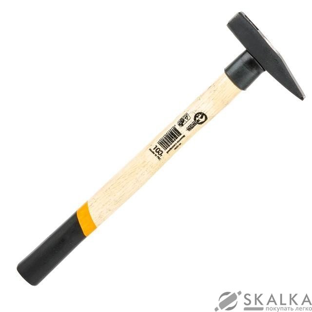 На фото Молоток слесарный Intertool 100г, ручка ясень (HT-0250)