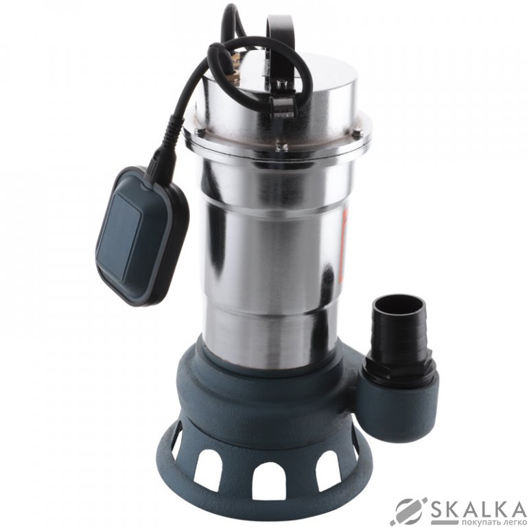 На фото Насос дренажно-фекальный GRANDFAR WQS 1100 в корпусе из нерж стали (GF1399)