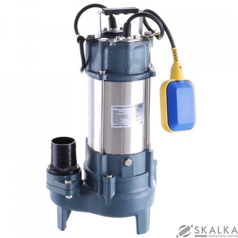 На фото Канализационный насос для грязной воды GRANDFAR GV180F (GF1093)