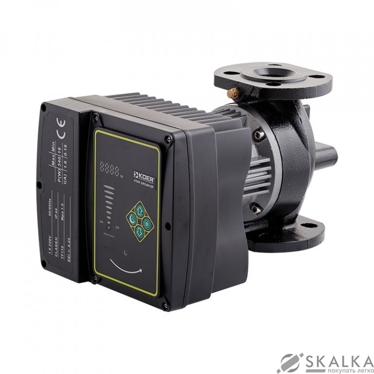 На фото Насос циркуляционный энергосберегающий фланцевый KOER STAR GRS 40/10F (KP2893)