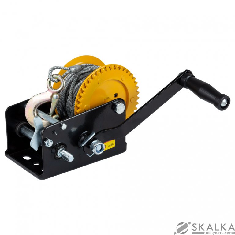 Лебедка ручная тросовая Sigma 2000lbs (6134021) На фото Лебедка ручная тросовая Sigma 2000lbs (6134021)