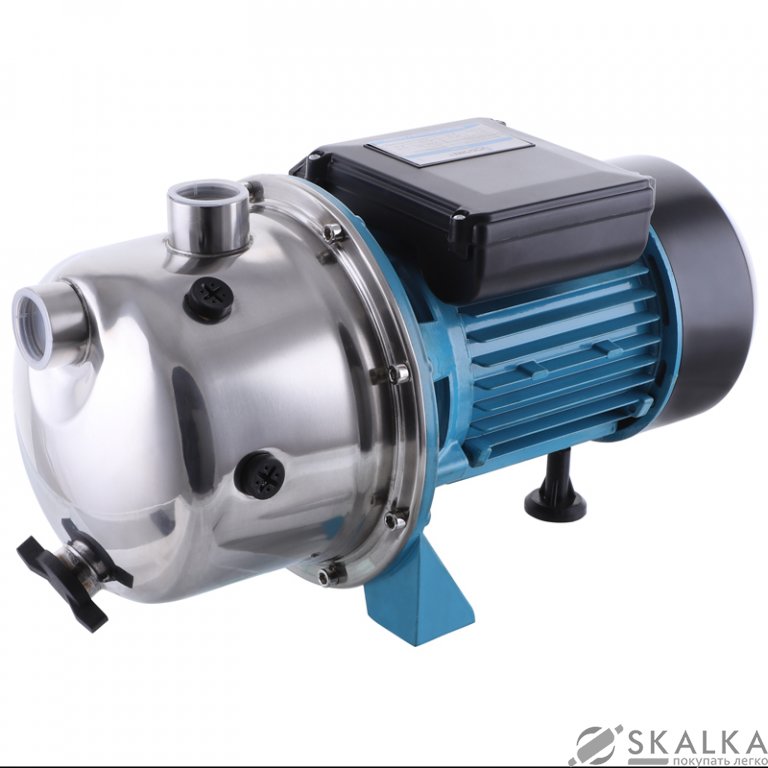 На фото Насос поверхностный центробежный VODOMET JS100, корпус нерж. сталь (VO0020)