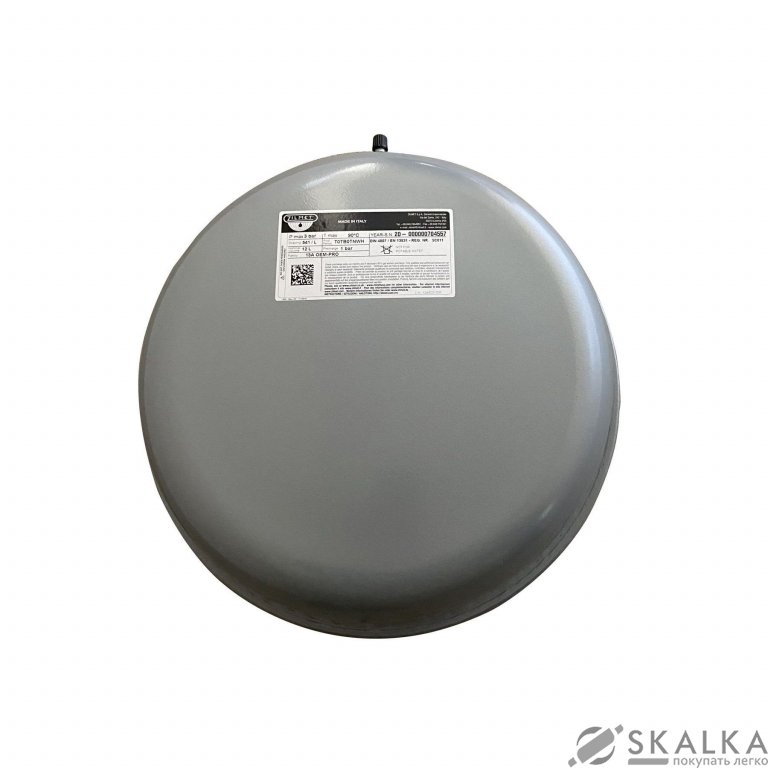 На фото Бак Zilmet oem-pro для монтажа в котлы плоский 12л 3bar арт.541 ( 13A6001206 )