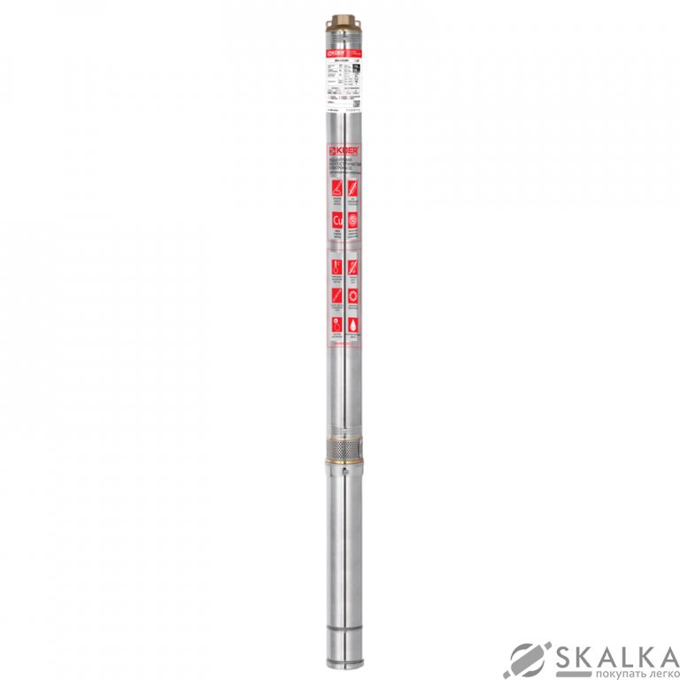 На фото Насос скважинный центробный KOER 4SDM 4/24 + пульт (KP2640)