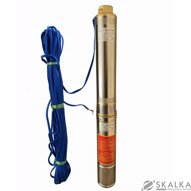 На фото Насос скважинный с повышенной уст-тью к песку OPTIMA 4SDm3/ 9 0,55 кВт 65м + пульт+кабель 35м 