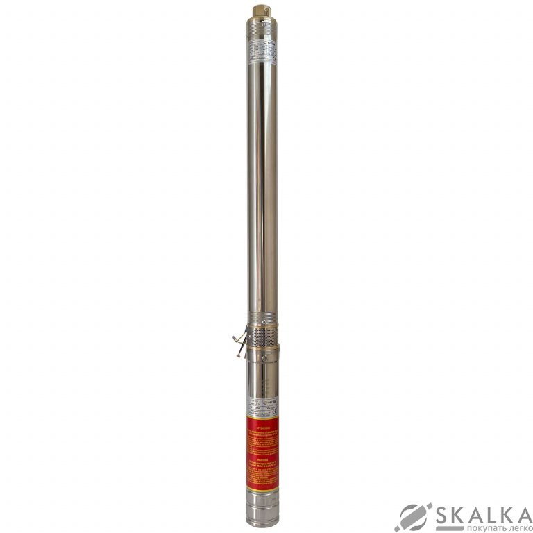 На фото Насос скважинный с пов уст к песку 3″ OPTIMA 3SDm1,8/21 0,55 кВт 85м + пульт + кабель 1,5м 
