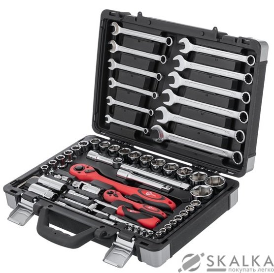 Профессиональный набор инструментов Intertool 1/4" & 1/2" 61ед (ET-6061) На фото Профессиональный набор инструментов Intertool 1/4" & 1/2" 61ед (ET-6061)