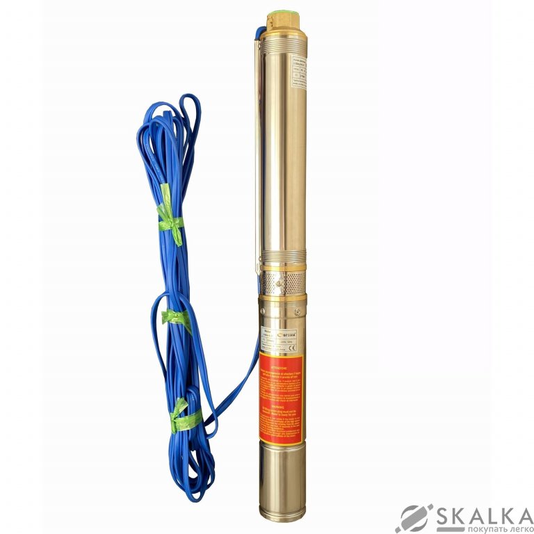 На фото Скважинный насос Optima 3.5SDm2/9 0,37 кВт 50м + пульт + кабель 15м