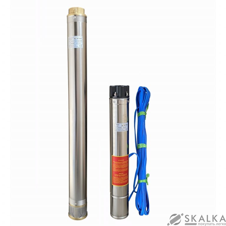 На фото Скважинный насос Optima 4SD10/18 3,0 кВт 109м 3-х фазный