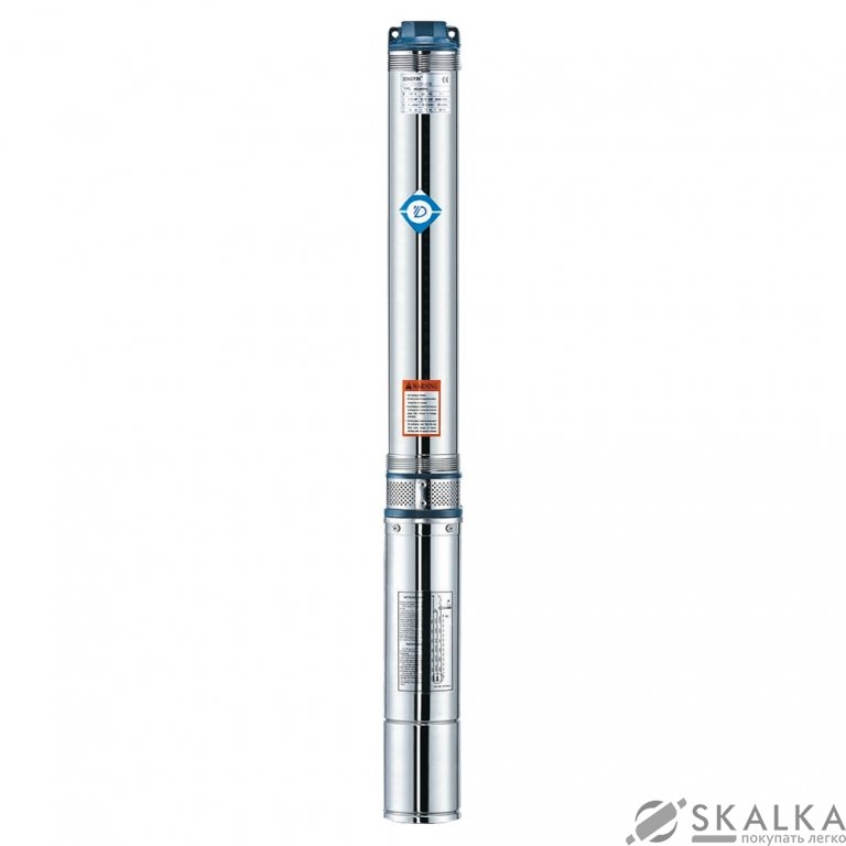 На фото Скважинный насос Dongyin 1.8 кВт H 105(67) м Q 140(100) л/мин Ø102 мм mid (778166)