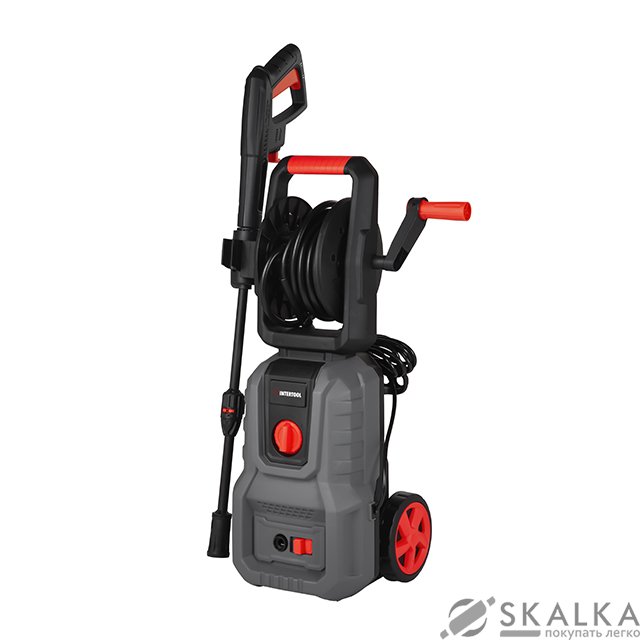 Мойка высокого давления Intertool 1800 Вт, 6-7 л/мин, 100-140 бар, шланг 5 м (DT-1516) На фото Мойка высокого давления Intertool 1800 Вт, 6-7 л/мин, 100-140 бар, шланг 5 м (DT-1516)