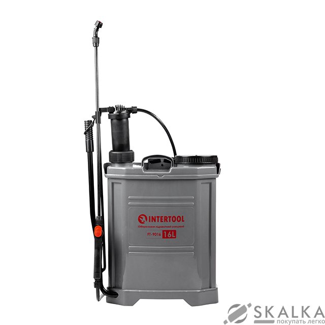 Опрыскиватель гидравлический ранцевый 16 л Intertool (FT-9016) На фото Опрыскиватель гидравлический ранцевый 16 л Intertool (FT-9016)