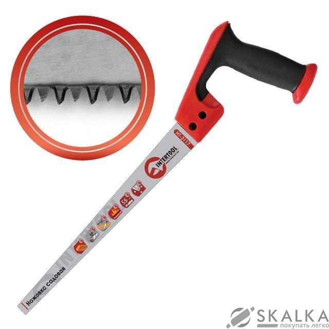 На фото Ножовка Intertool садовая 300мм, 8 зуб*1 (HT-3117)