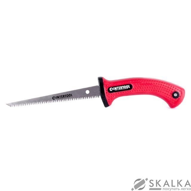 На фото Ножовка Intertool для гипсокартонных плит 150мм, 7 зуб.*1 (HT-3121)