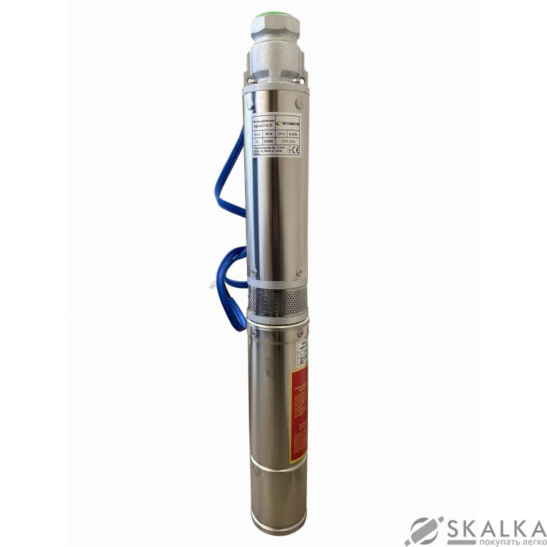 На фото Насос для скважины Optima PM 4QJm4/7 0.37 кВт 50 м 1.5 м кабель