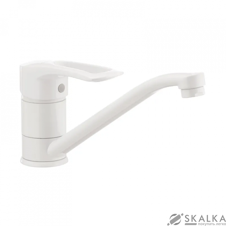 Смеситель для кухни Haiba Hansberg 004 WHITE (HB0182) На фото Смеситель для кухни Haiba Hansberg 004 WHITE (HB0182)