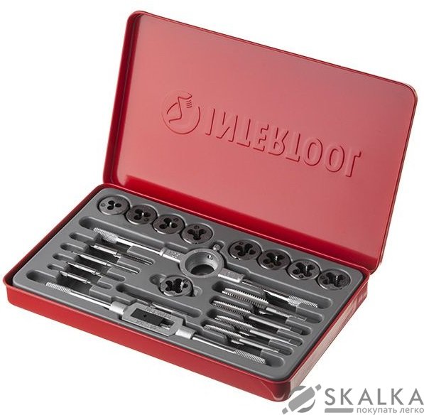 На фото Набор метчиков и плашек Intertool 20ед (SD-8021)