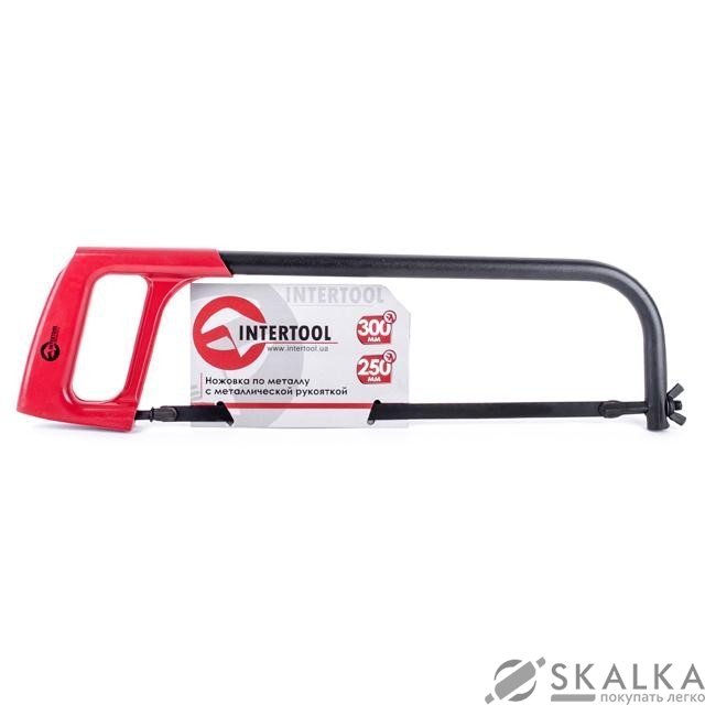 На фото Ножовка Intertool по металлу с полотном 250-300мм (HT-3303)