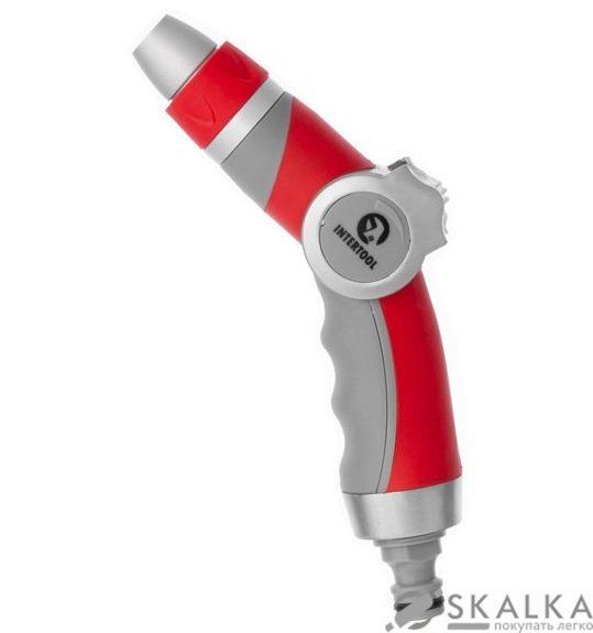 Пистолет-распылитель Intertool для полива с плавной регулировкой LUXURY (GE-0018) На фото Пистолет-распылитель Intertool для полива с плавной регулировкой LUXURY (GE-0018)
