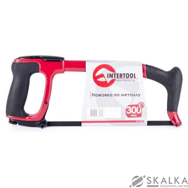 На фото Ножовка Intertool по металлу 300мм обрезиненная рукоятка (HT-3306)
