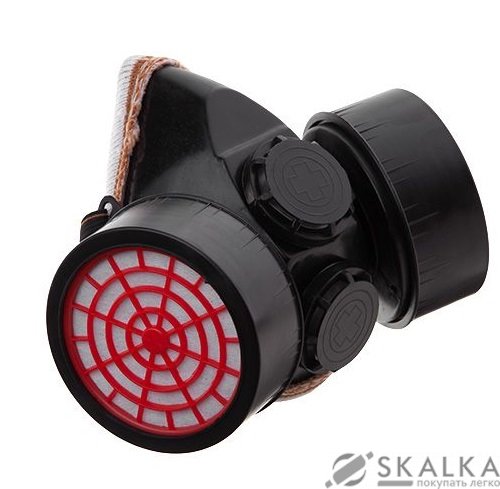 На фото Респиратор Intertool с двумя картриджами (SP-0028)