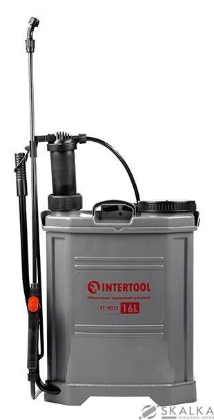 На фото Опрыскиватель гидравлический ранцевый 16 л Intertool (FT-9017)