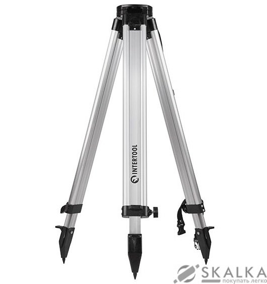 На фото Штатив Intertool для оптического нивелира MT-3010 (MT-3012)