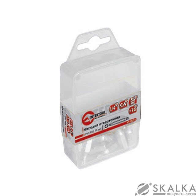 Комплект бит Intertool PZ0 1/4"*25мм 25шт (VT-0020) На фото Комплект бит Intertool PZ0 1/4"*25мм 25шт (VT-0020)