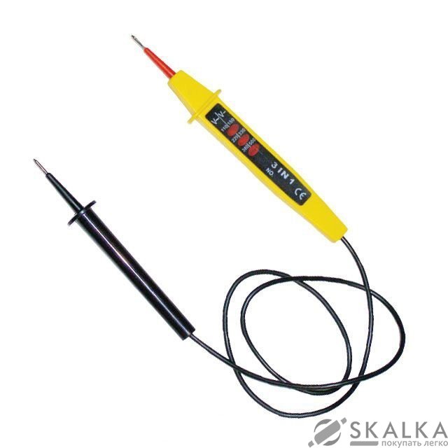 На фото Индикатор напряжения двухполюсный Intertool 220-380В, 750мм (VT-4005)