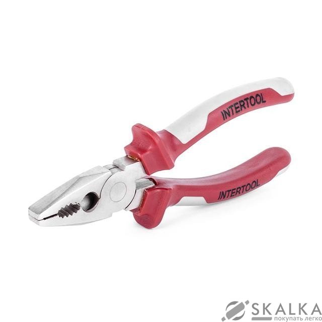 Плоскогубцы Intertool 180мм С55 (HT-0105) На фото Плоскогубцы Intertool 180мм С55 (HT-0105)