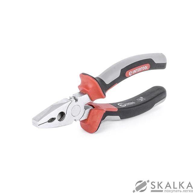 На фото Плоскогубцы Intertool 160мм CrV с изолированными рукоятками PROF (NT-0211)