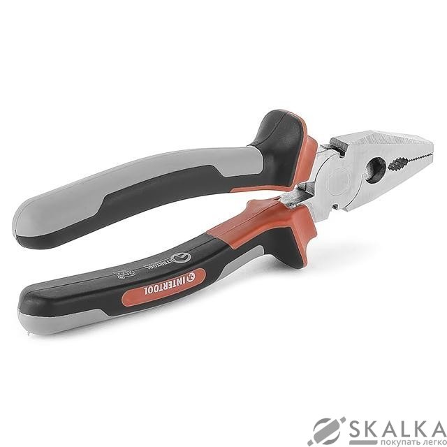 На фото Плоскогубцы Intertool 200мм CrV с изолированными рукоятками PROF (NT-0213)