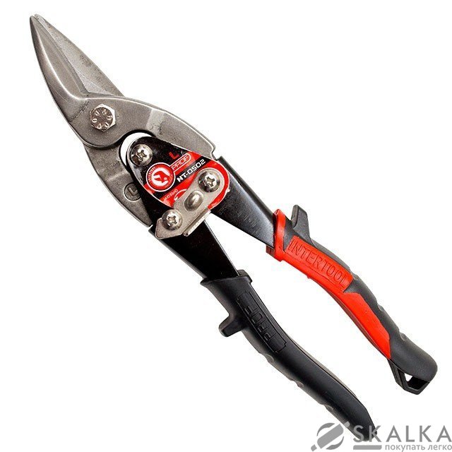 Ножницы по металлу Intertool 250мм левые Cr-Mo (NT-0502) На фото Ножницы по металлу Intertool 250мм левые Cr-Mo (NT-0502)