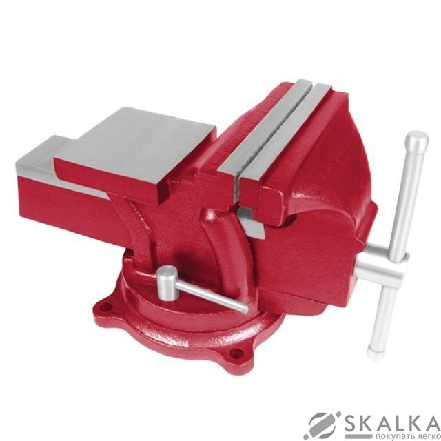 На фото Тиски слесарные поворотные Intertool 125мм (HT-0052)