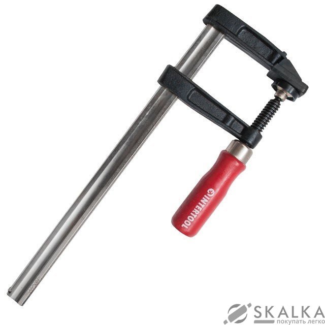 Струбцина столярная Intertool 300*120мм DIN 5117 (HT-6004) На фото Струбцина столярная Intertool 300*120мм DIN 5117 (HT-6004)