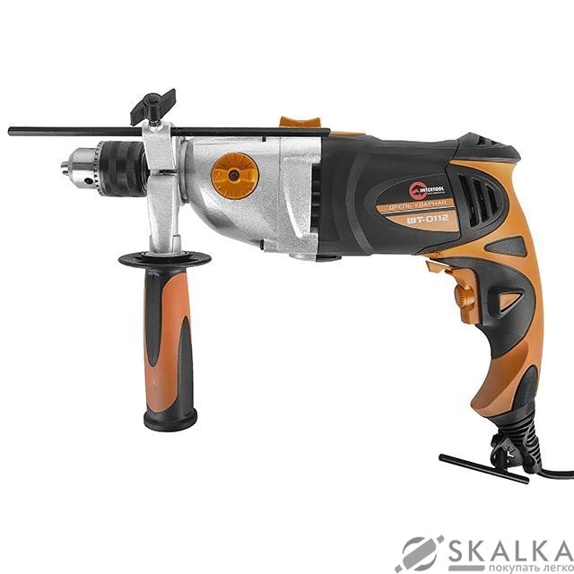 Дрель ударная Intertool 1200Вт, 2 скорости, 1.5-13мм (WT-0112) На фото Дрель ударная Intertool 1200Вт, 2 скорости, 1.5-13мм (WT-0112)